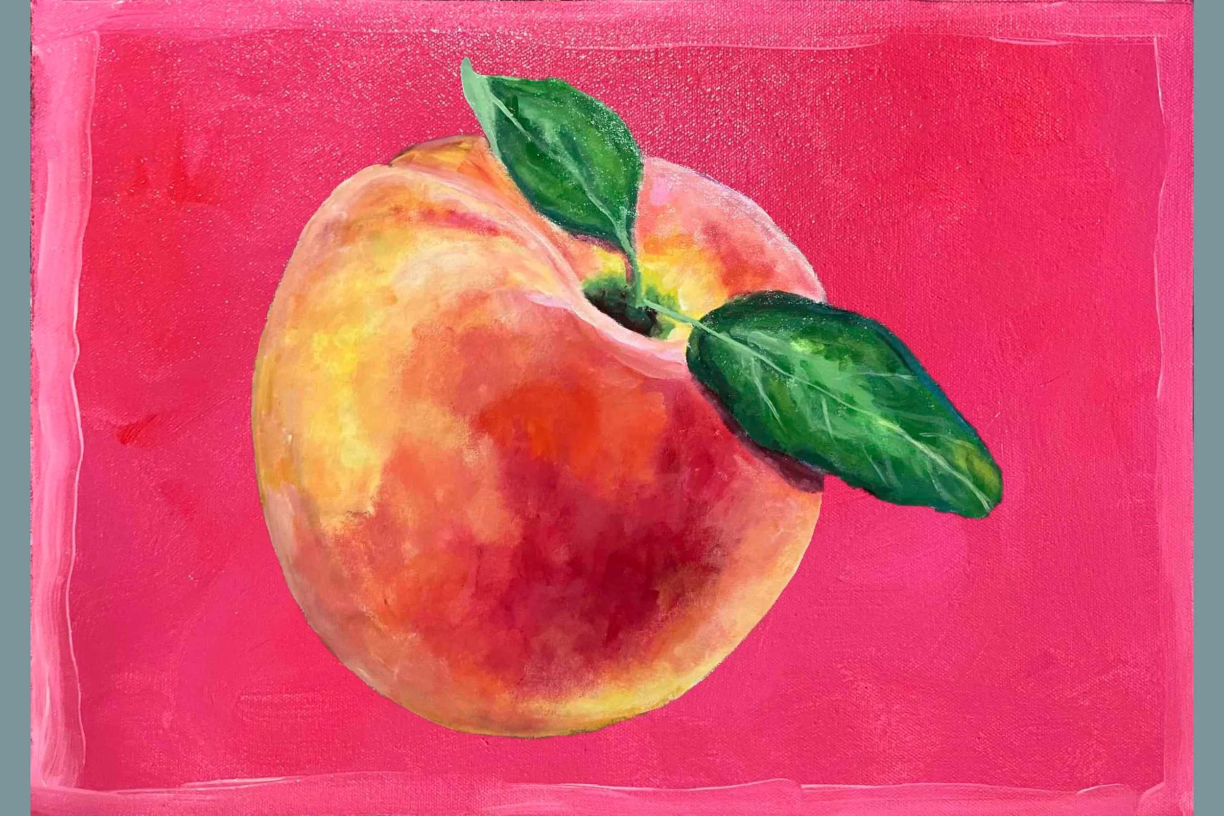 Peach on Pink Placemat