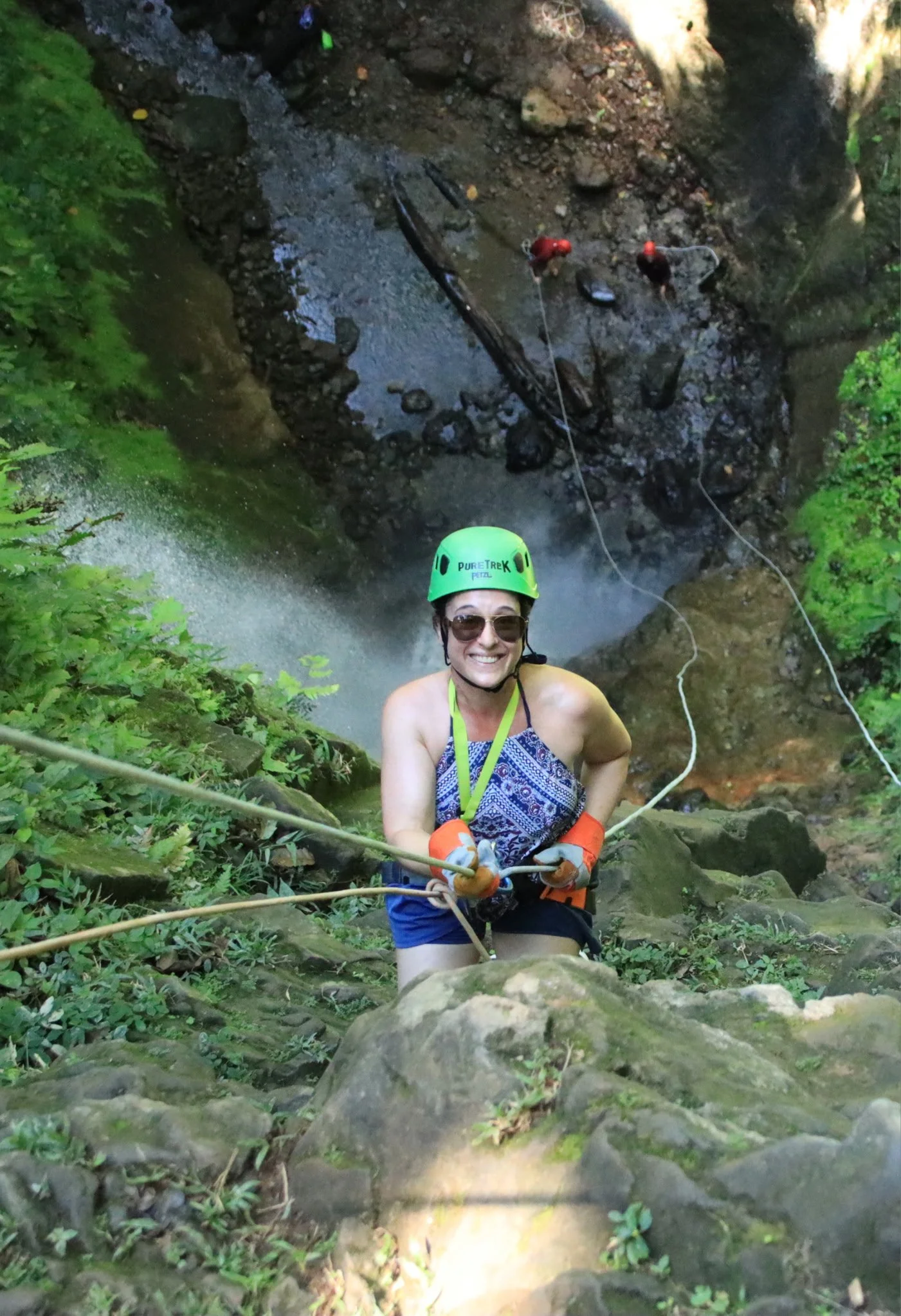 Mariana rock climbing