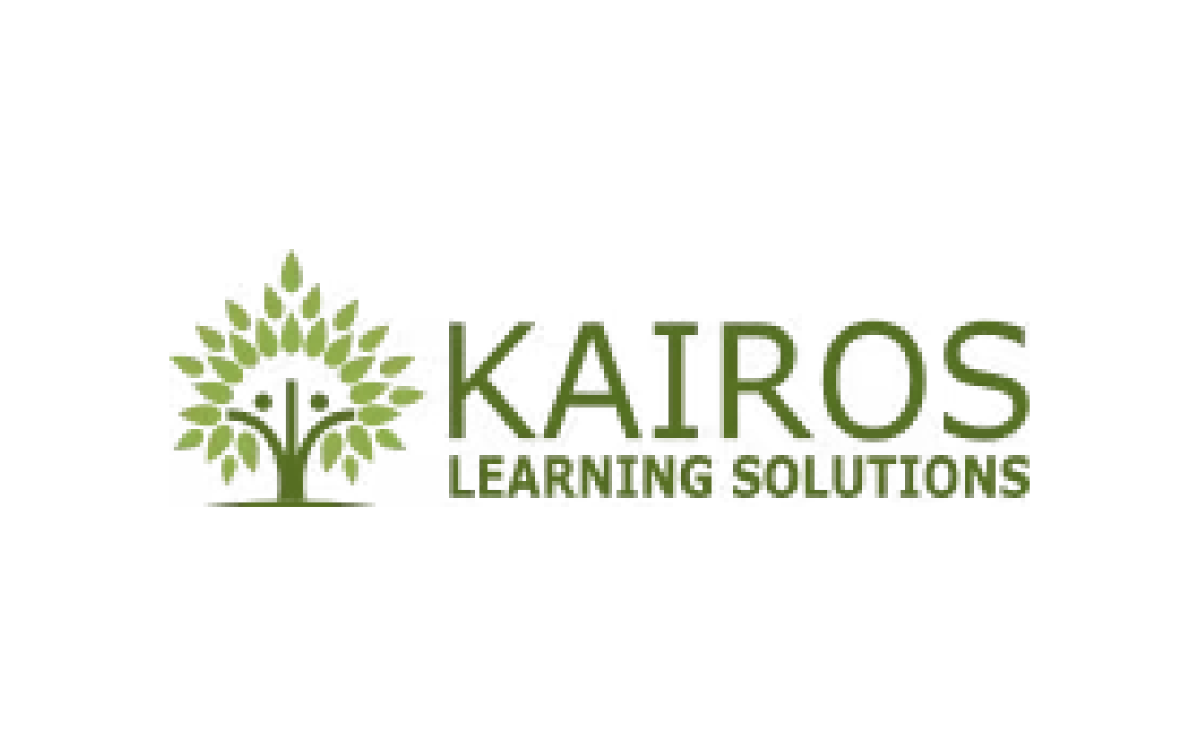 Kairos Learning Solutions logo with a green tree and the company name
