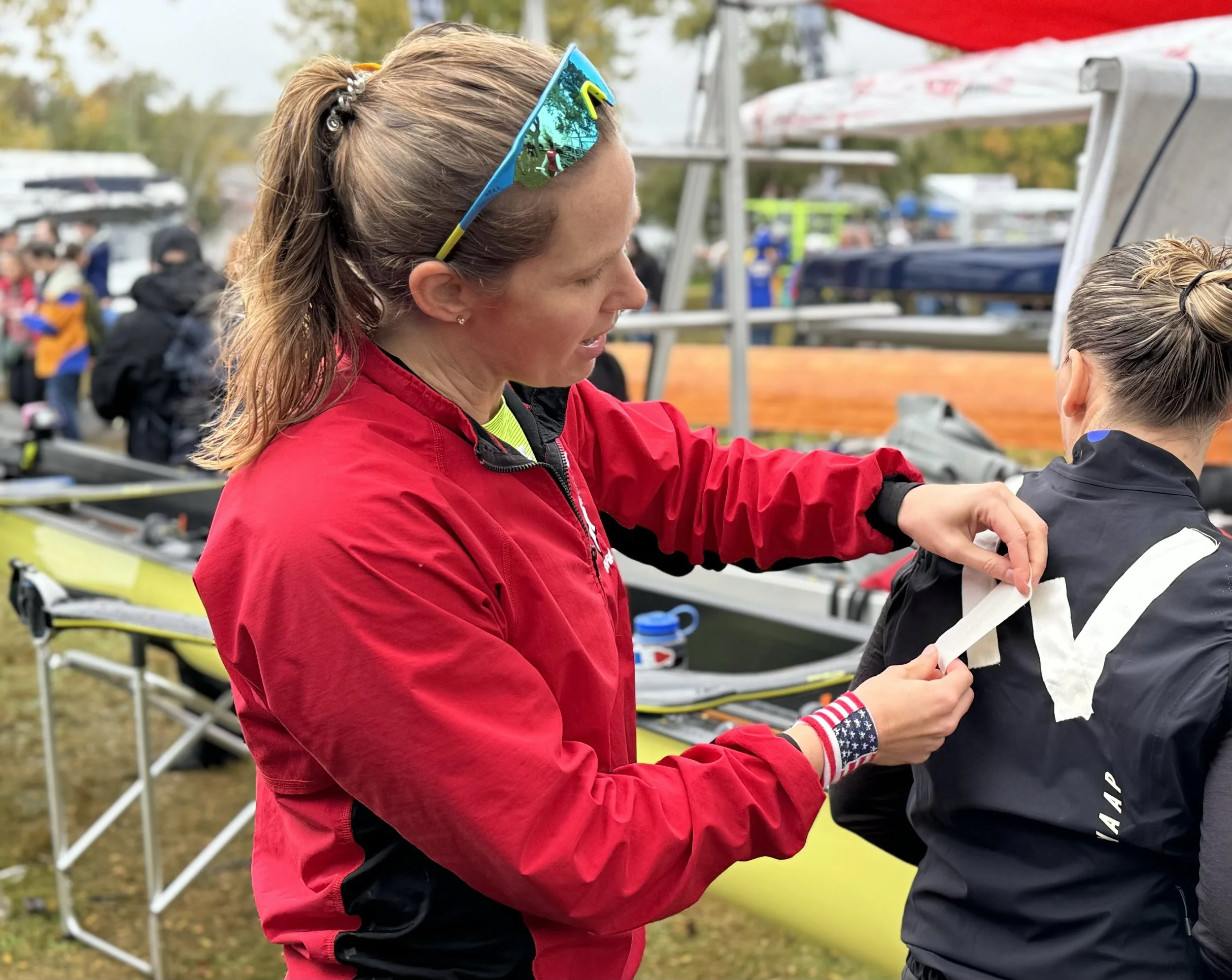 Taping the W at Head of the Charles 2023