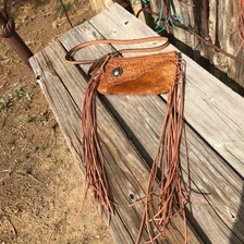 Mini Cowhide Fringe Messenger Crossbody Bag/Purse - Genuine Leather and Cowhide