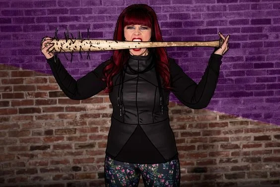 Image credit: Bombsheller. Kelly Sue DeConnick “Bitch Planet” collab, feat. art by Valentine De Landro. 