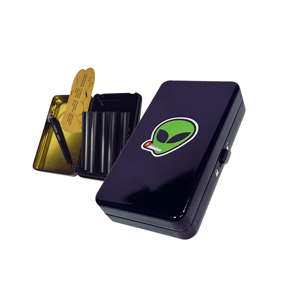 A51 Metal Case Triple Compartment Holder