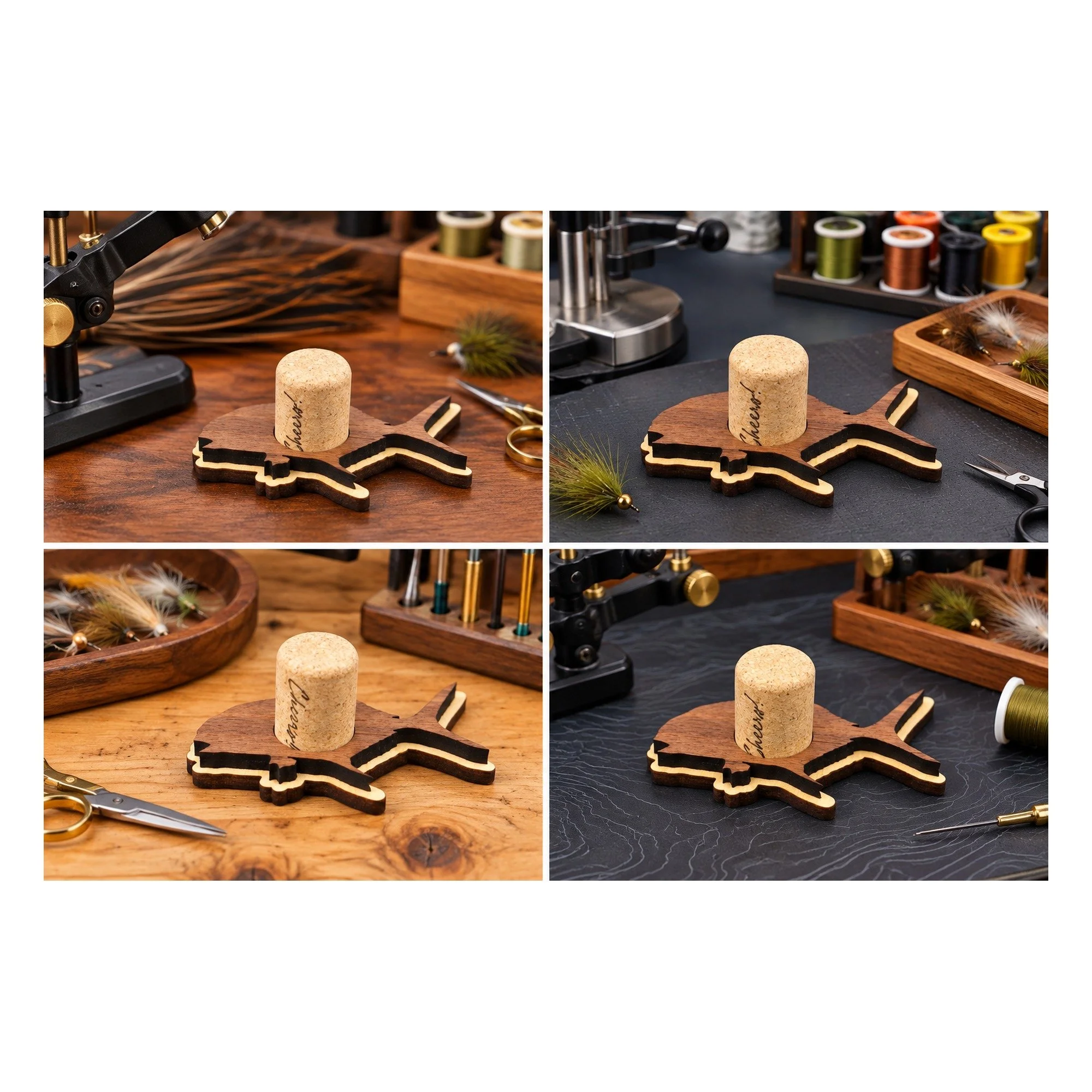 Fly Fishing Fly Display Stand (Permit)