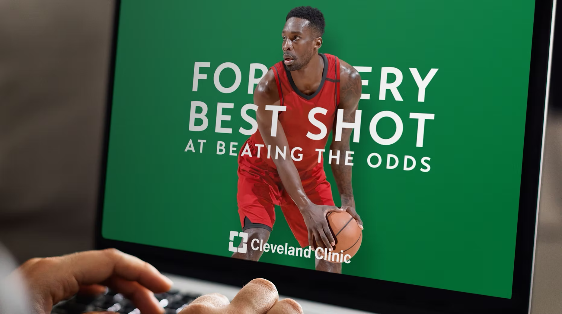 Jeff Green, a Cleveland Cavaliers Player, who was treated at Cleveland Clinic