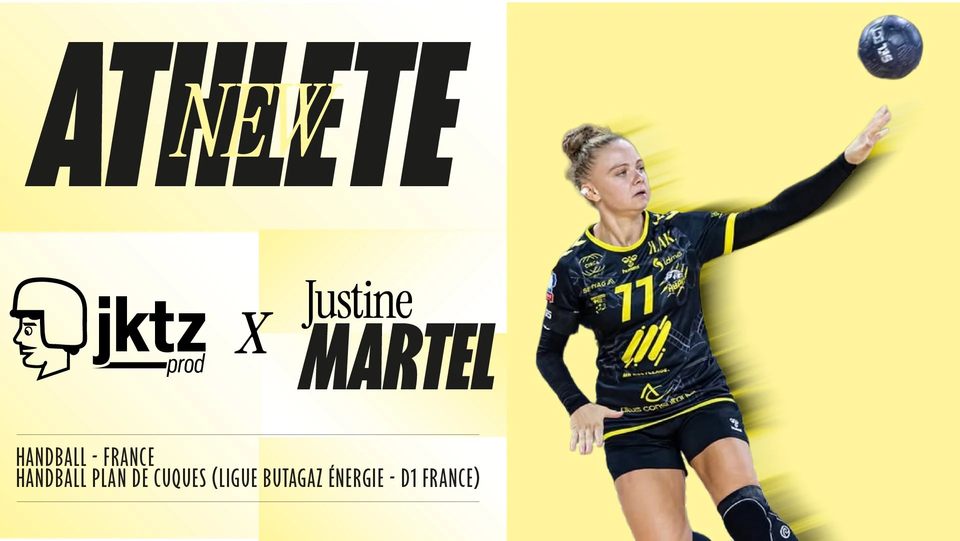 J. Martel (HBPC), première athlète de la team jktz.prod 