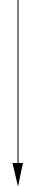 Black arrow pointing downward.