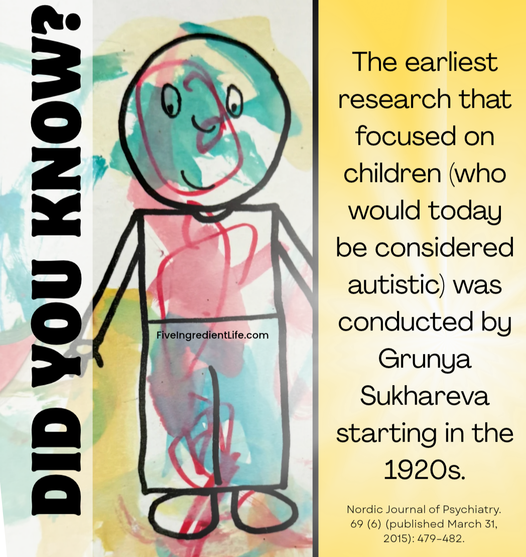 Earlier Autism research
