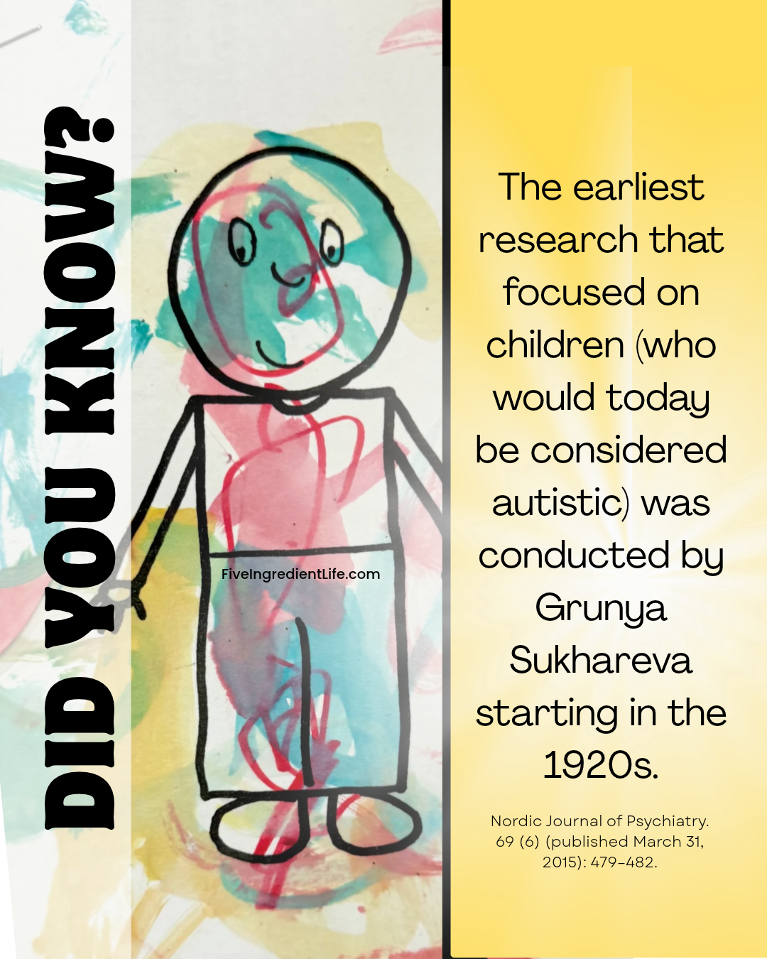 Earlier Autism research