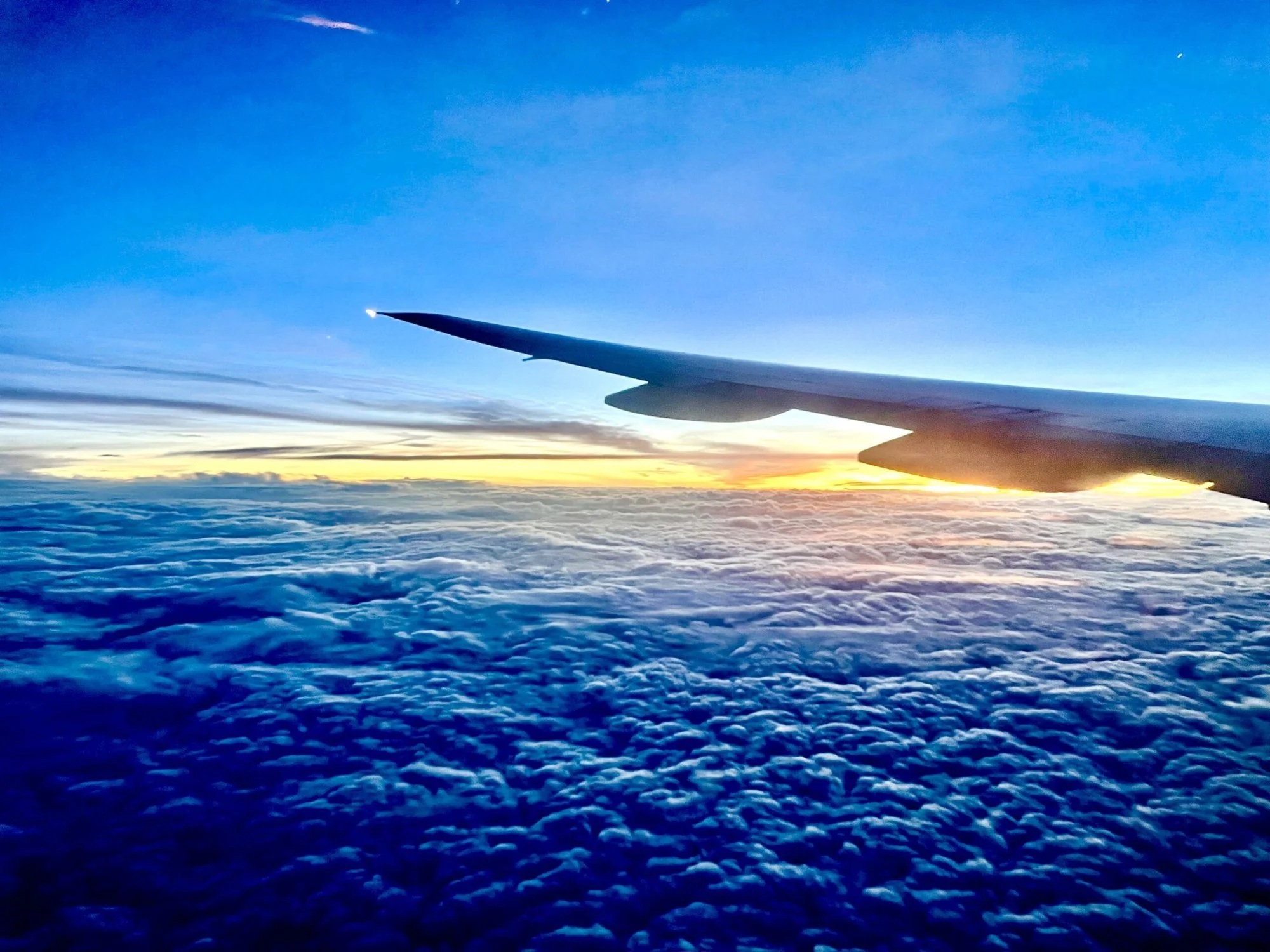 Somewhere in the sky between London and Bangalore