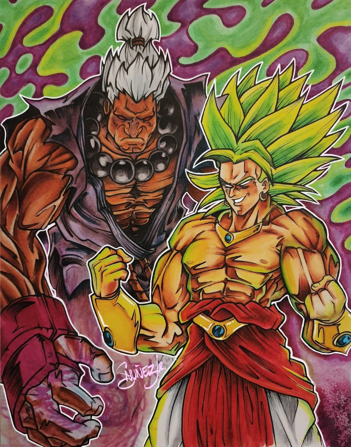 Akuma vs. Broly | Art Print