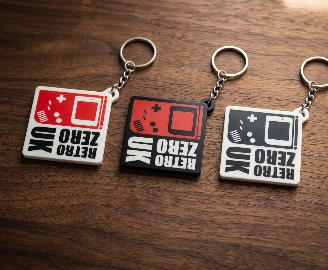 Custom 3D-Printed Logo Keyrings