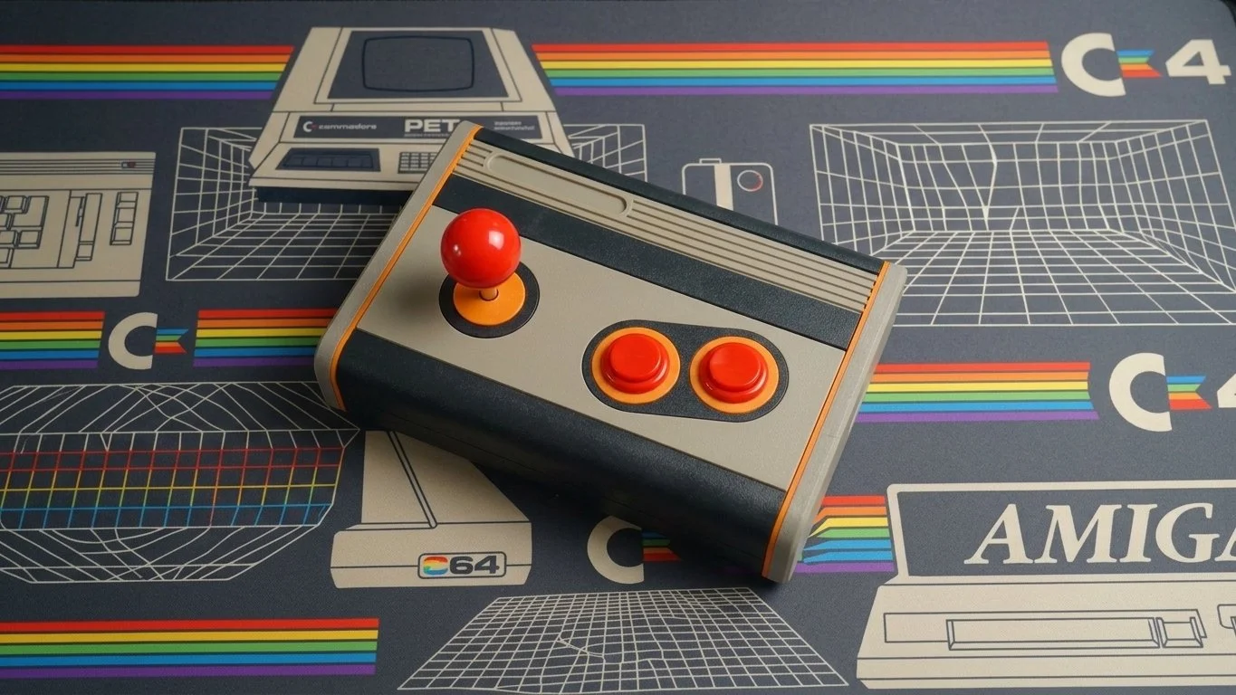Commodore-Inspired 3D Printed Retro Arcade Controller