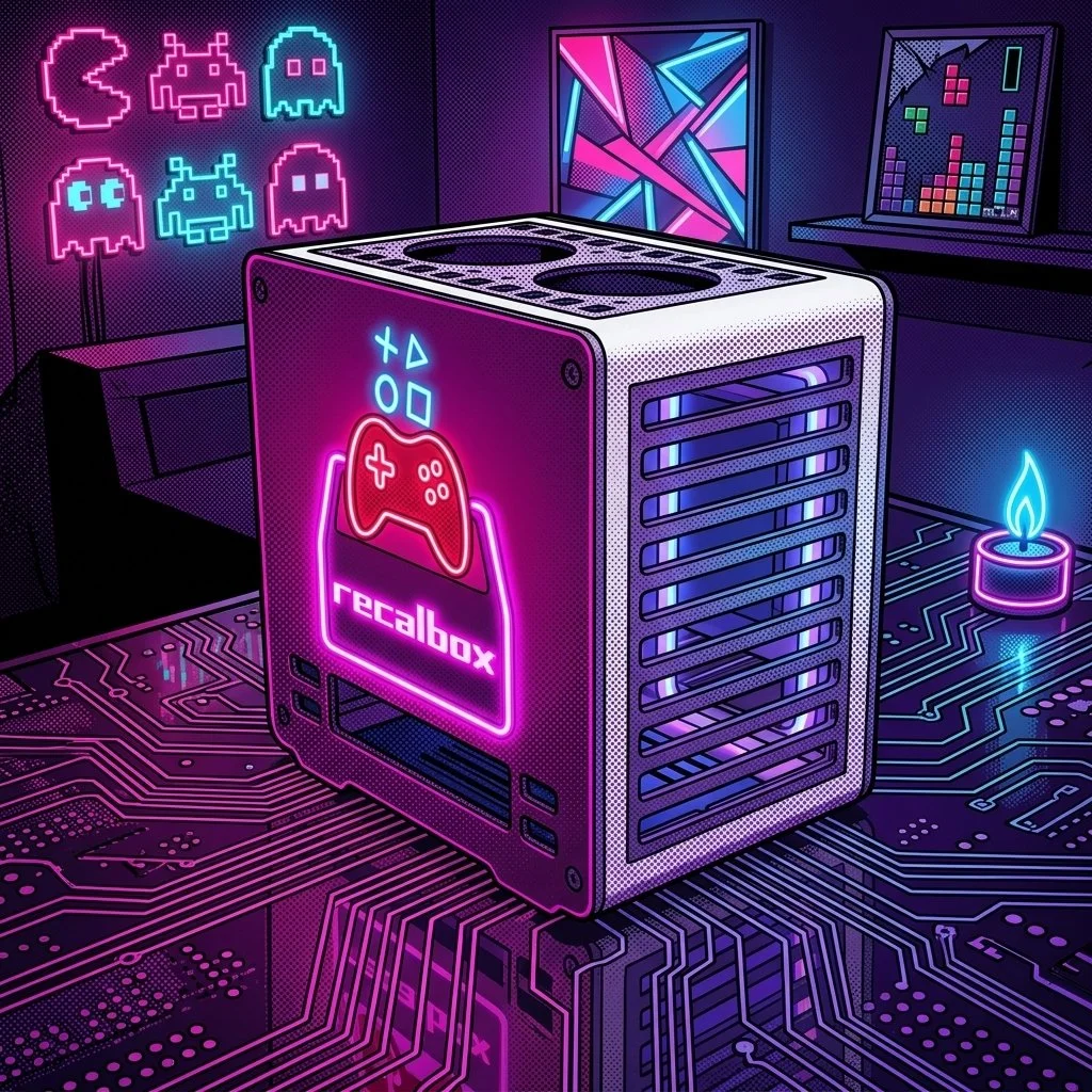 RecalBox Themed Raspberry Pi Desktop Case