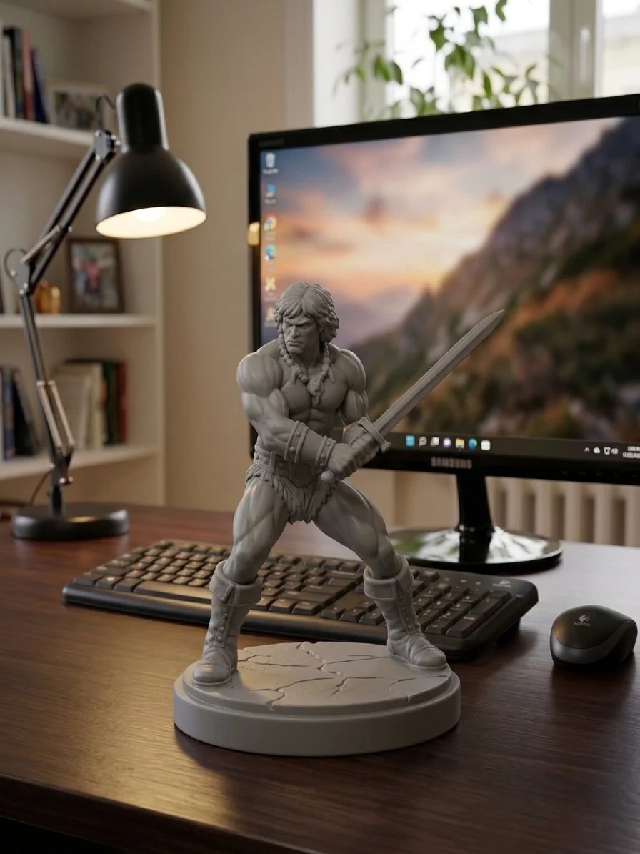 Ax Battler (Golden Axe) 3D-Printed Collectible Model