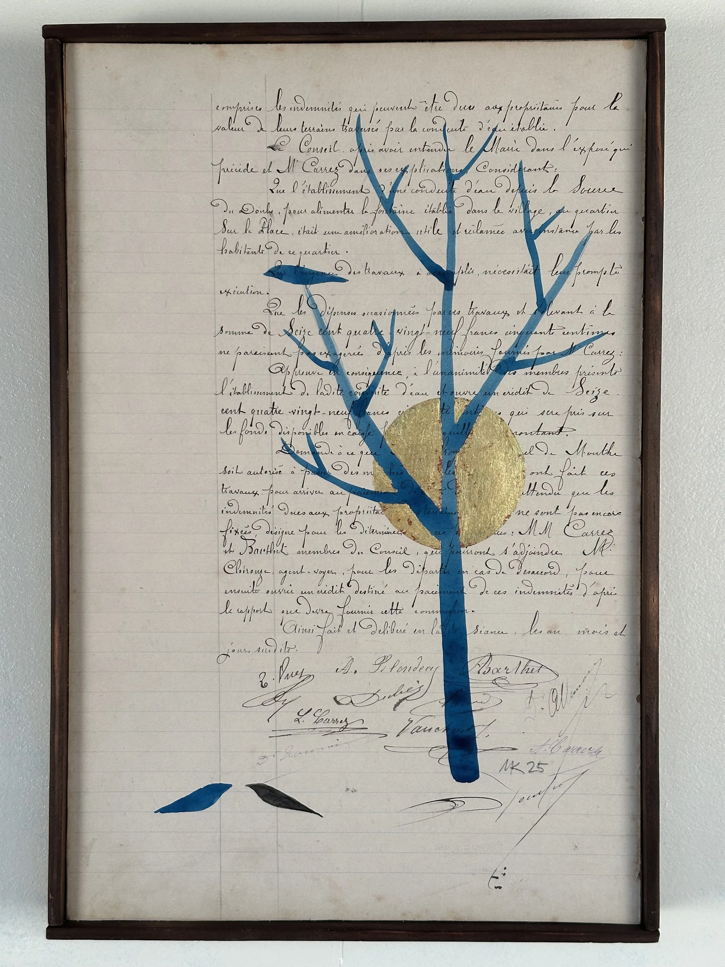 three birds one tree sun