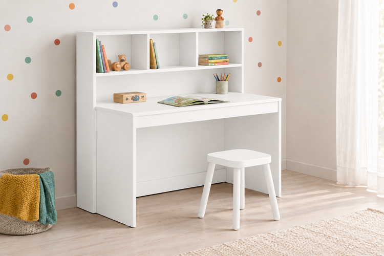 Escritorio Estante en Blanco