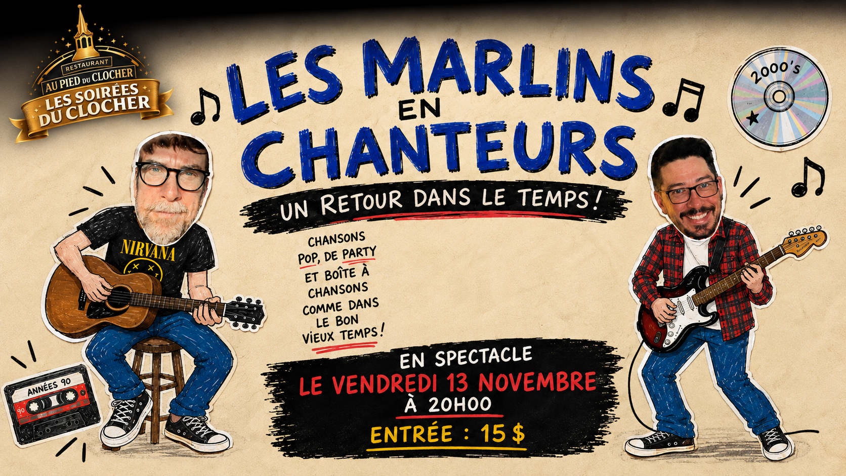 LES MARLINS EN CHANTEURS — 13 NOVEMBRE 2026