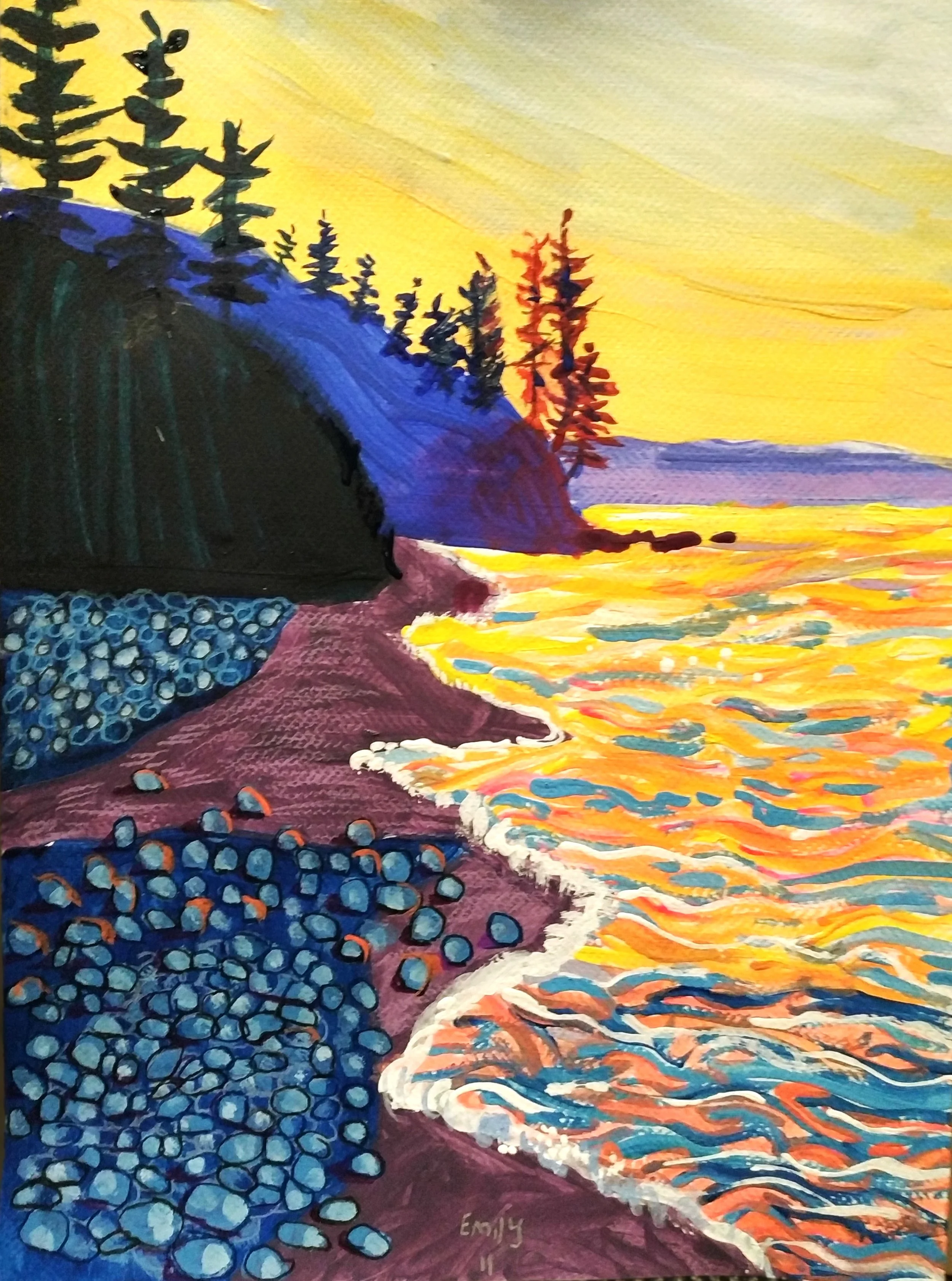 Emily 10, acrylic