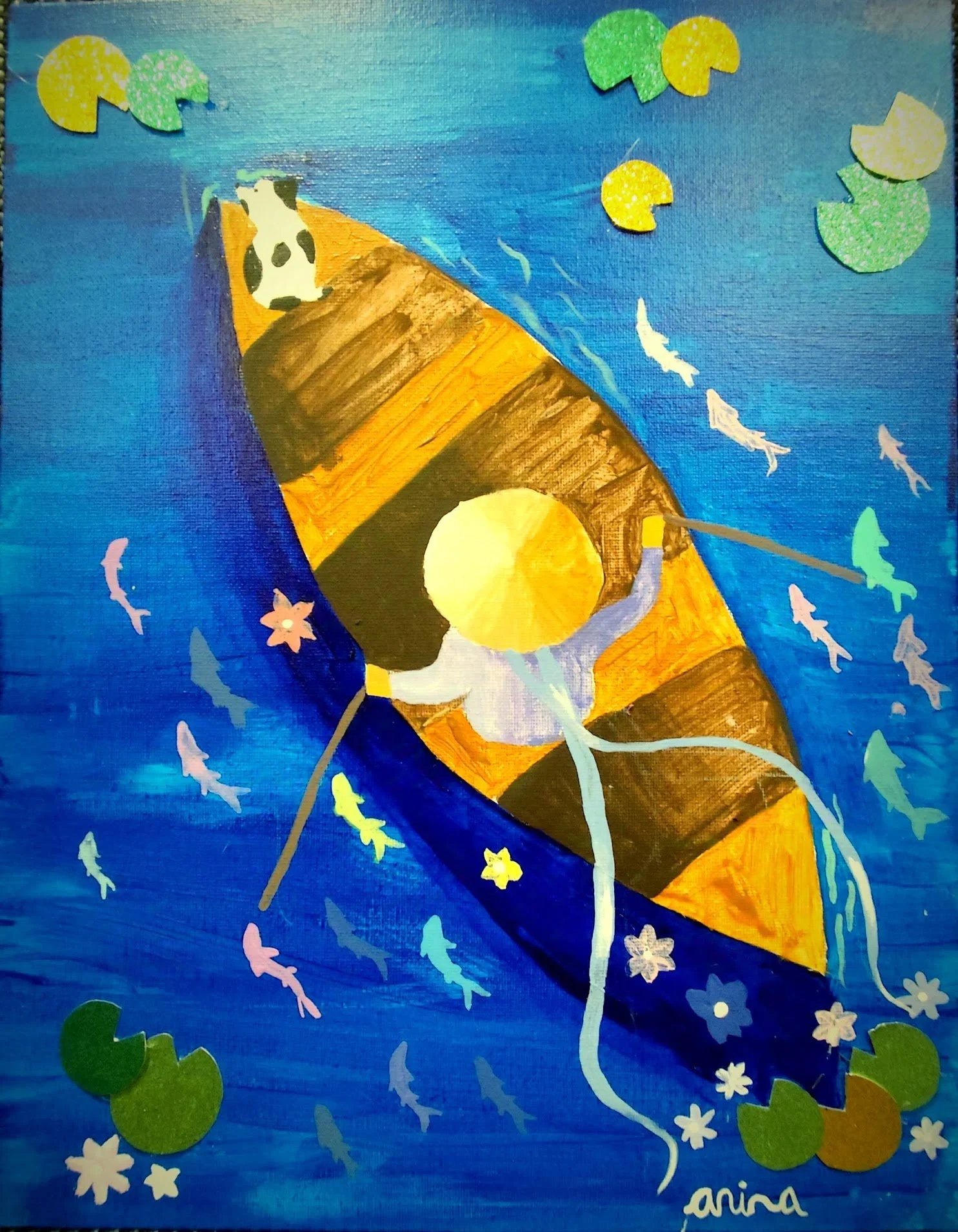 Arina 11, acrylic