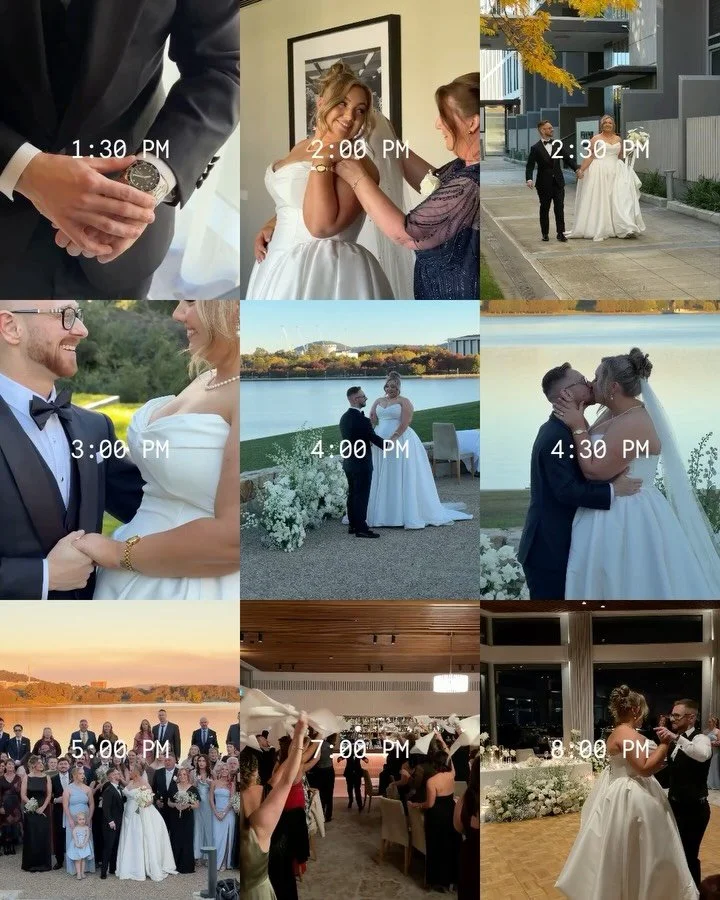 When it&rsquo;s wedding o&rsquo;clock 💒 

We&rsquo;ll be there for every single moment, captured &amp; curated for you to relive again and again and again (the limit does not exist).

So when it&rsquo;s time for your wedding, you know who to call.

