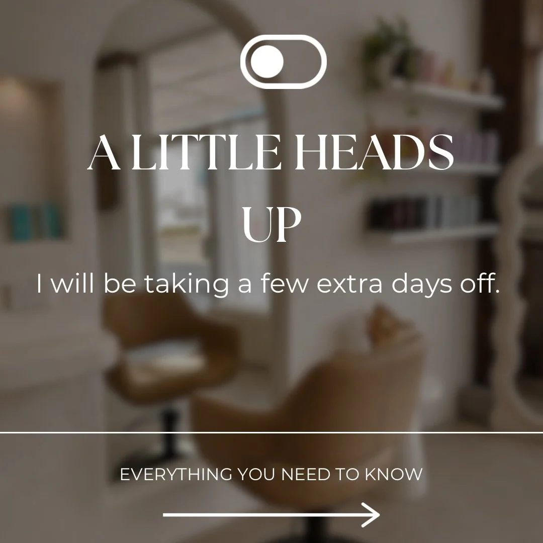 A little life update 🤍✨

I&rsquo;ve got some exciting things happening over the next couple of months, including a few special celebrations so I&rsquo;ll be taking a little extra time away from the salon.

I&rsquo;ll be out of the salon:
✨ September