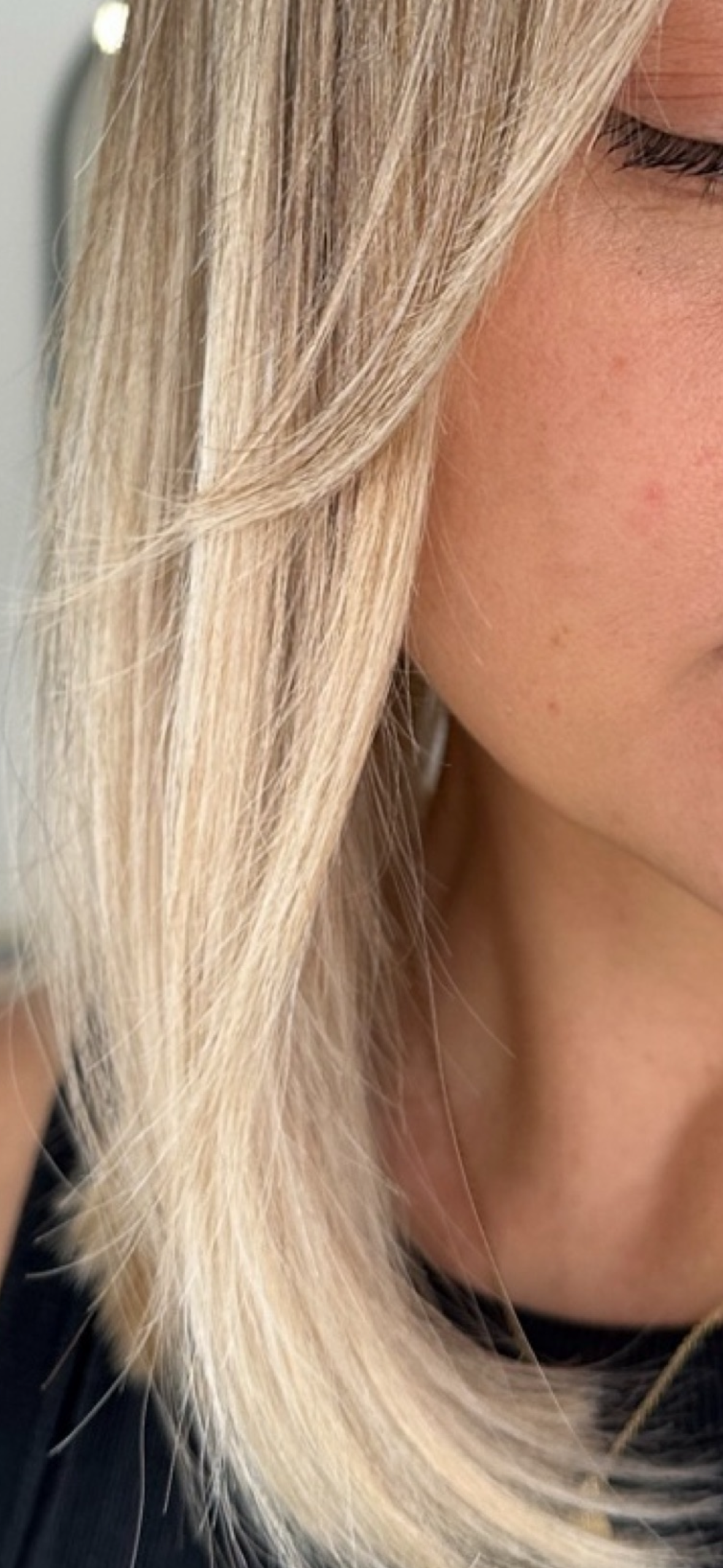 Soft lived in blonde with dimension by Kara's Hair Chair, a hairdresser in Belmont NSW serving Newcastle and Lake Macquarie.