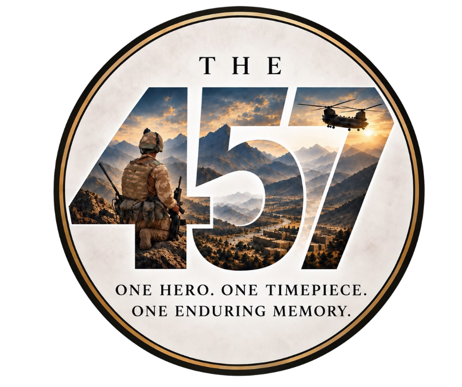 457 Logo: One hero. One timepiece. One enduring memory.