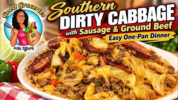 Southern Dirty Cabbage with Sausage and Ground Beef