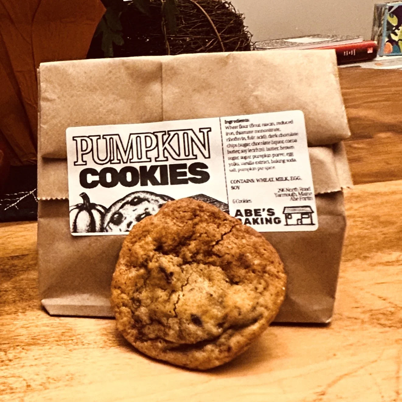 Pumpkin Chocolate Chip Cookies
