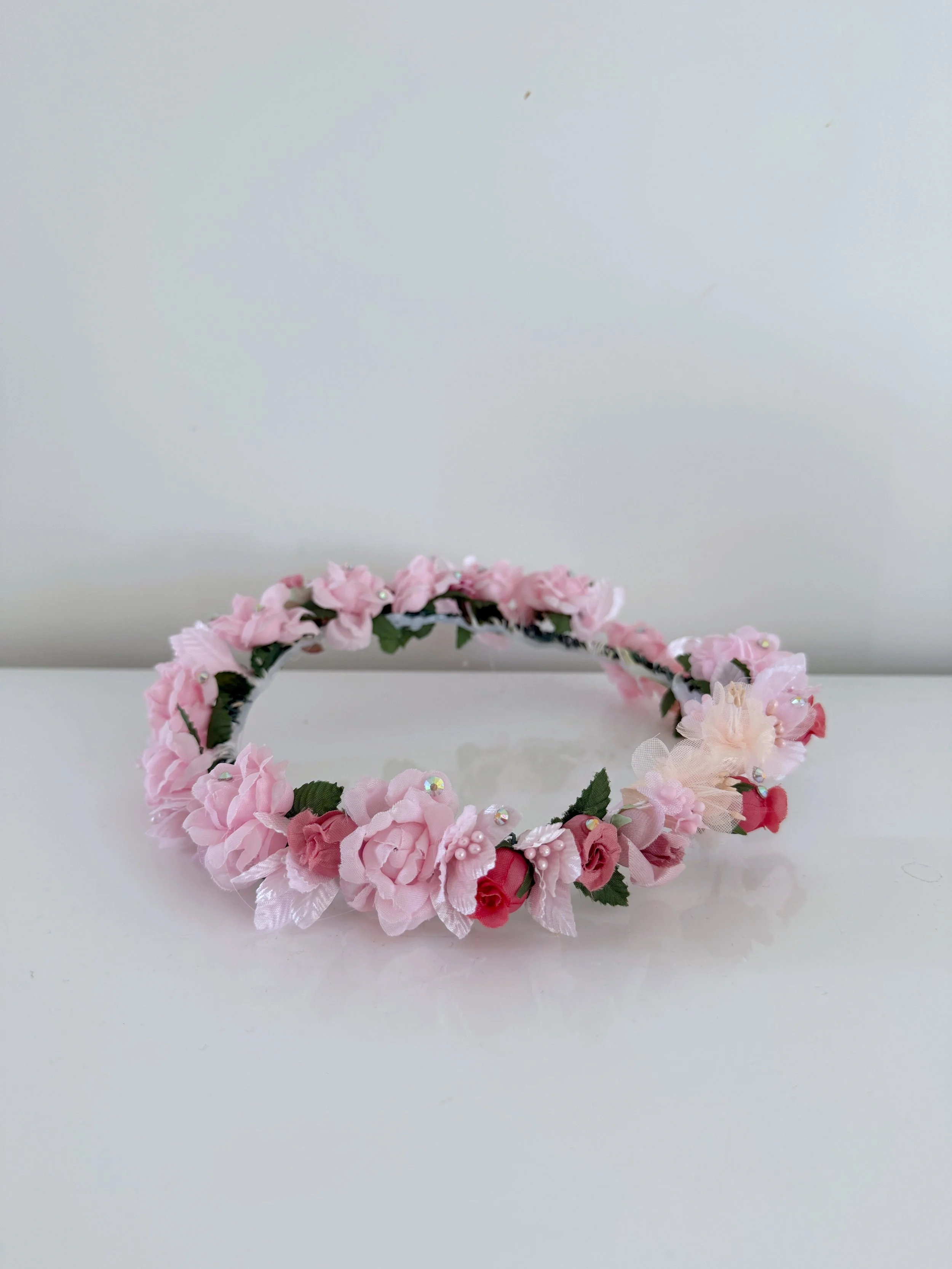 Pink Flower Crown