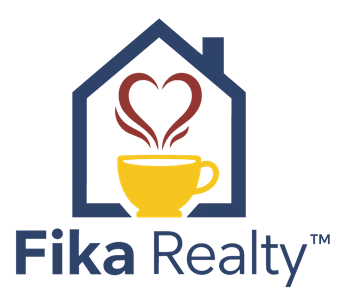 Fika Realty logo showing warmth and caring