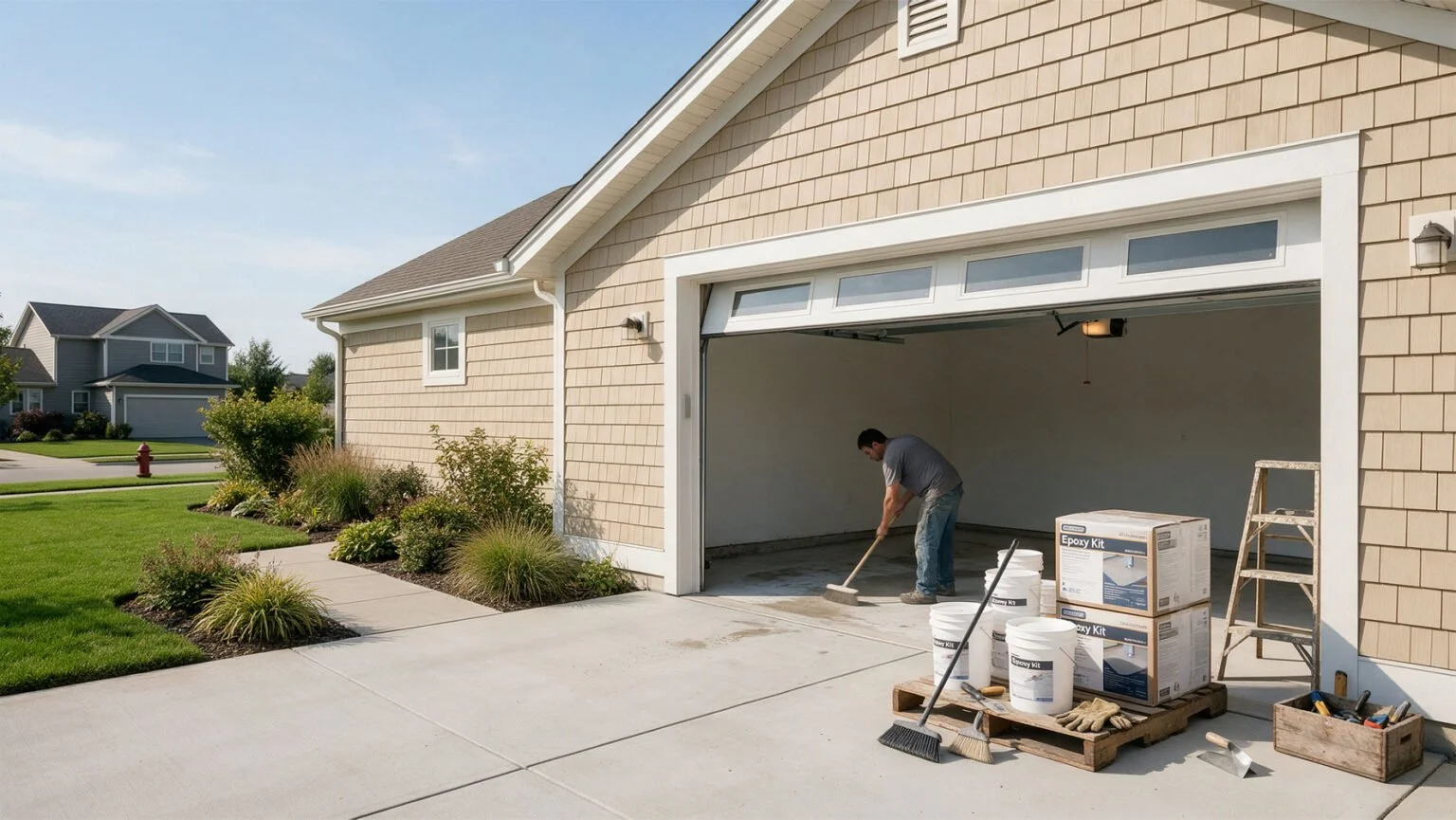 What to Expect During a Residential Garage Floor Installation
