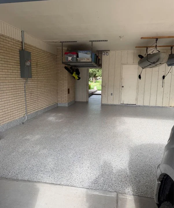 Garage floor coatings