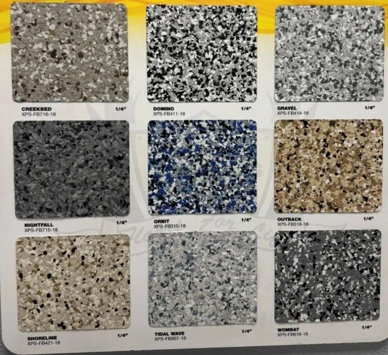 Garage floor coatings