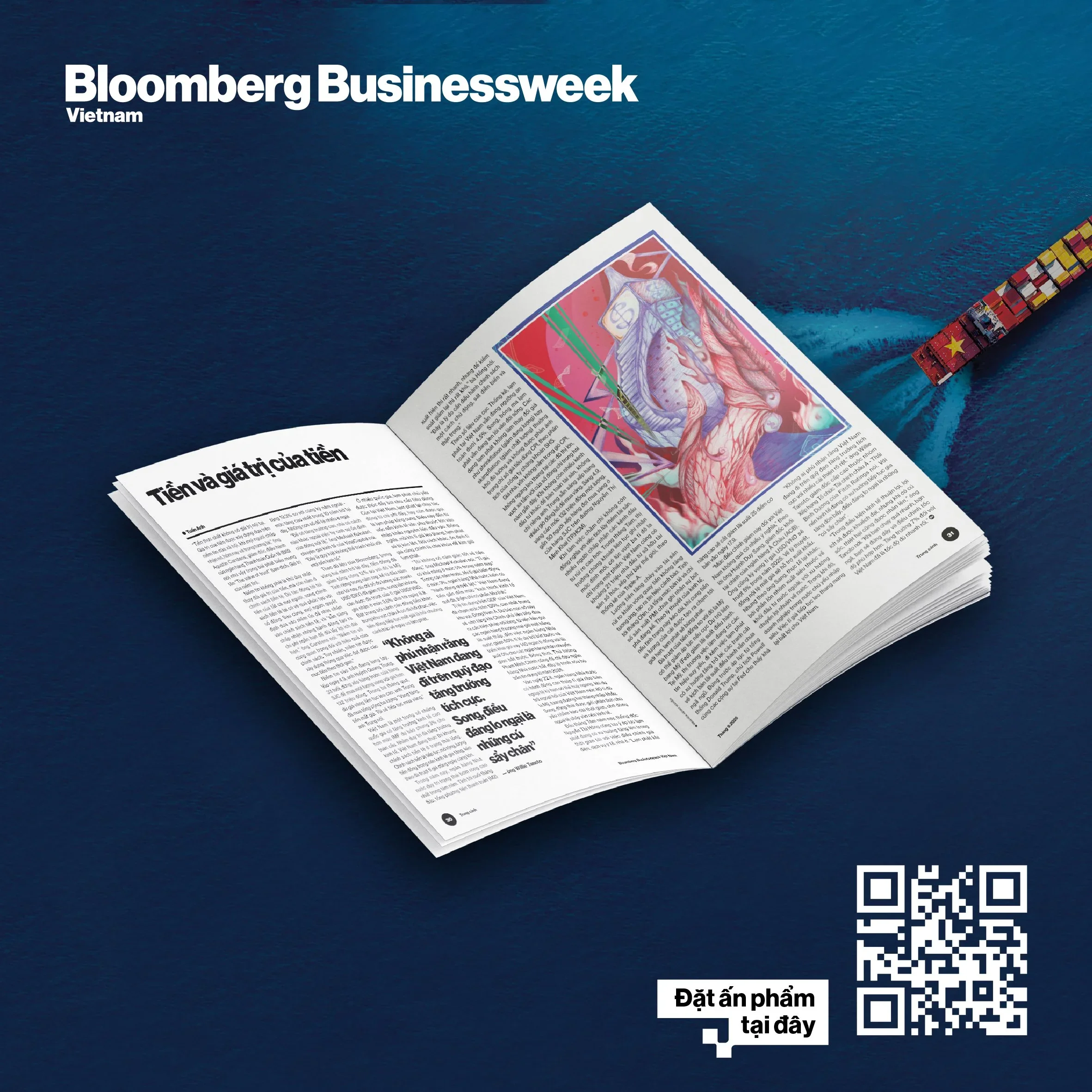 Editorial Illustration for Bloomberg Businessweek Vietnam September 2025

