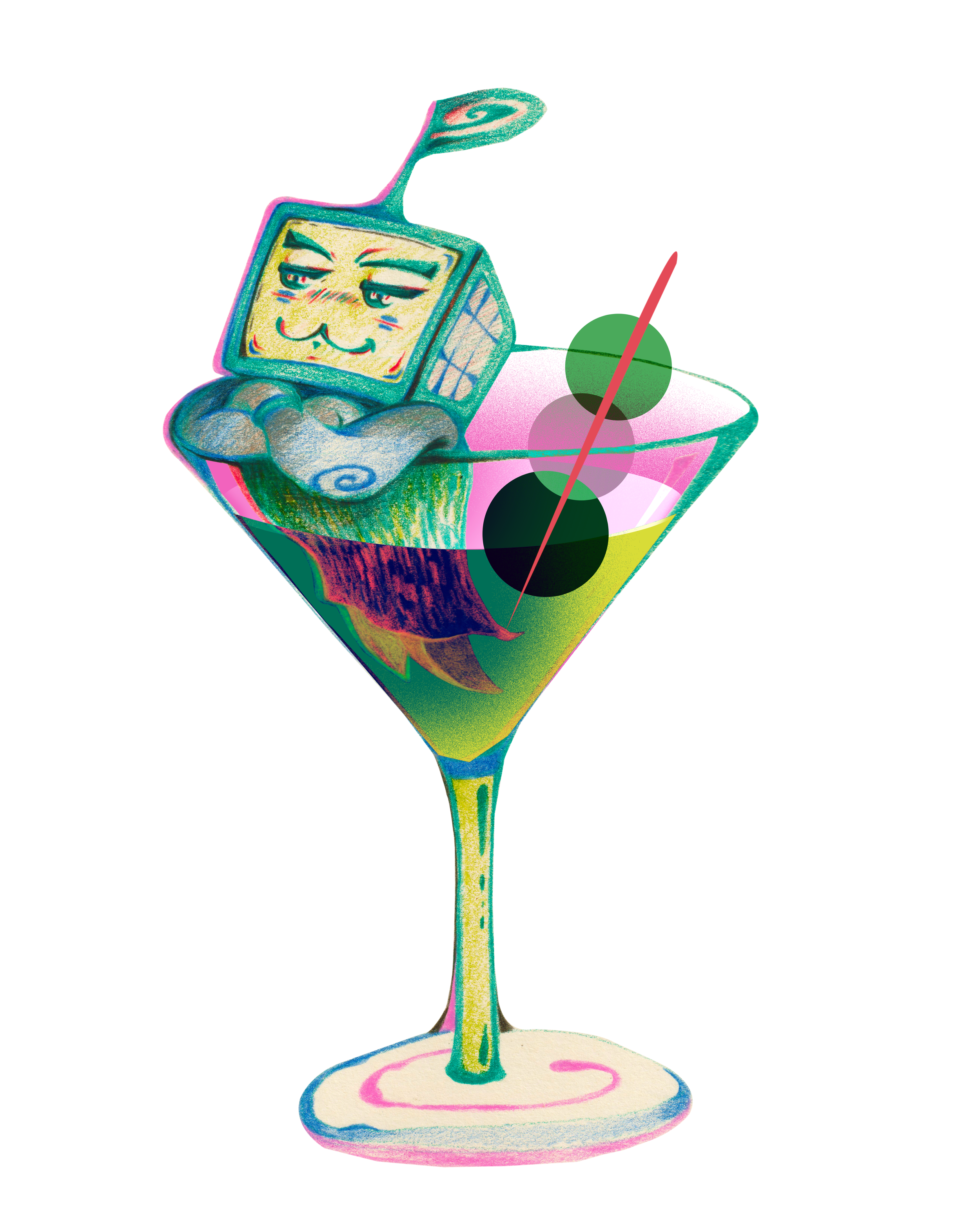 Mascot for The Pi - a cocktail bar