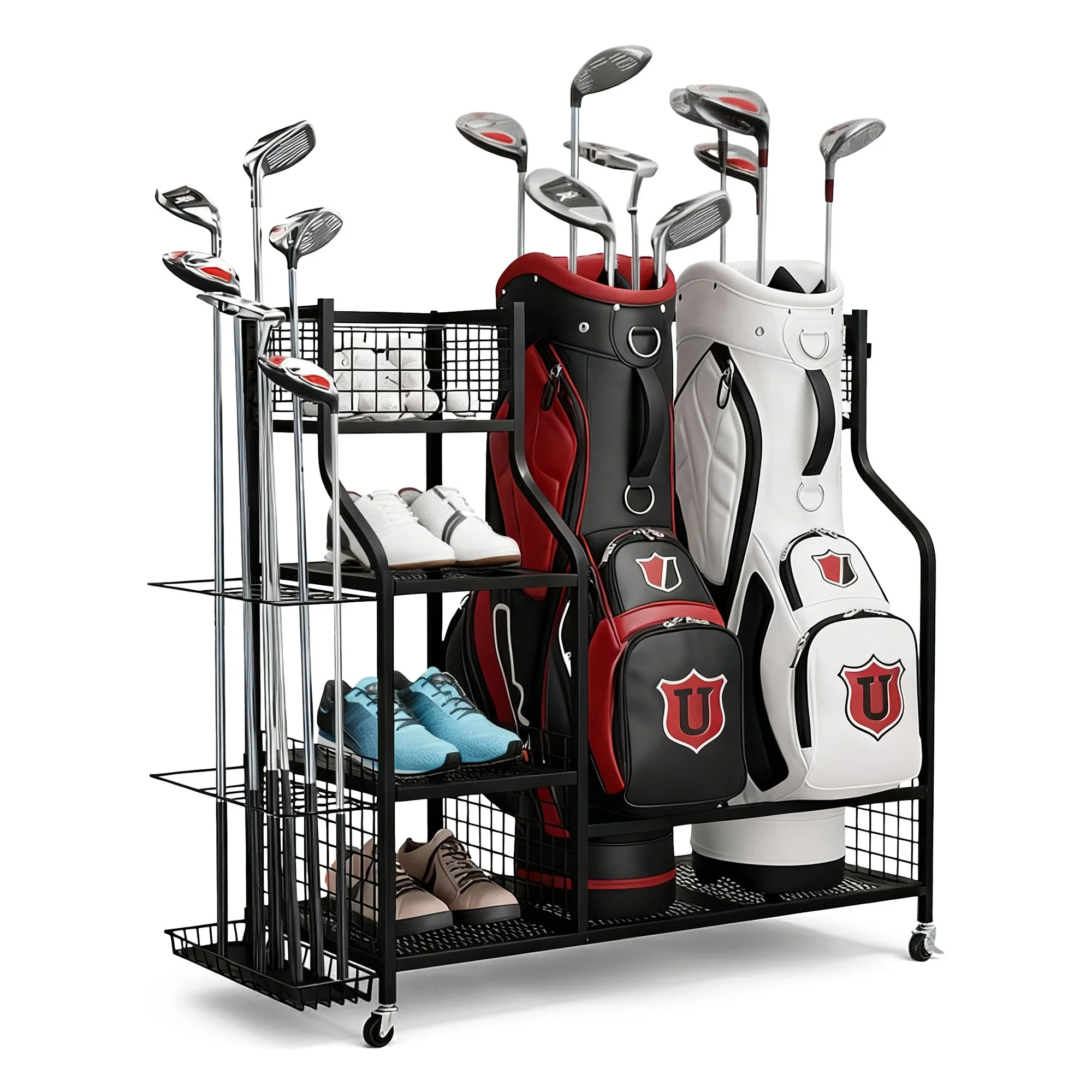 Everfit Golf Bag Garage Organiser