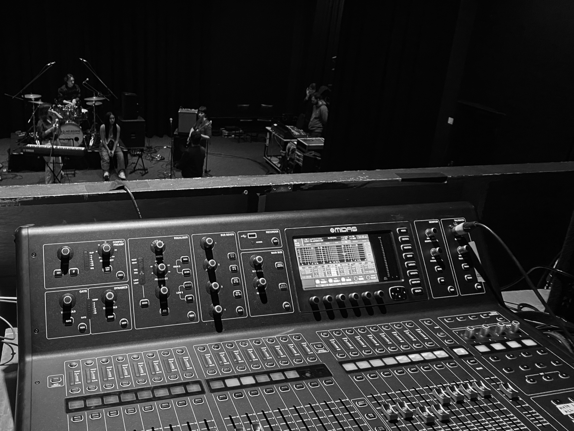 Live Music Production mixing console