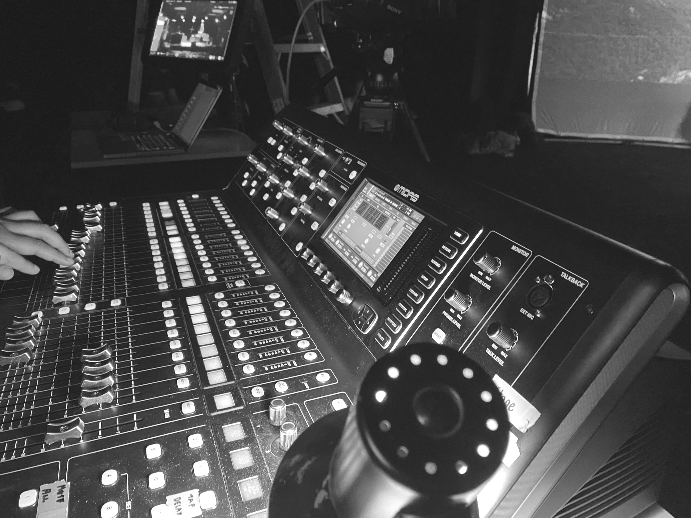 Live Event Production mixing console