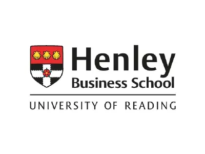 Henley Business School logo with text 'University of Reading' underneath.