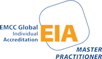 EMCC Global logo with the words 'Individual Accreditation' and 'Master Braxtitioner'.