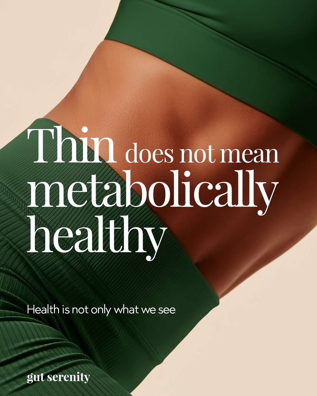 Health is more than a number on the scale.
Being thin does not always tell the full story.
Two people can have the same weight and completely different metabolic health.