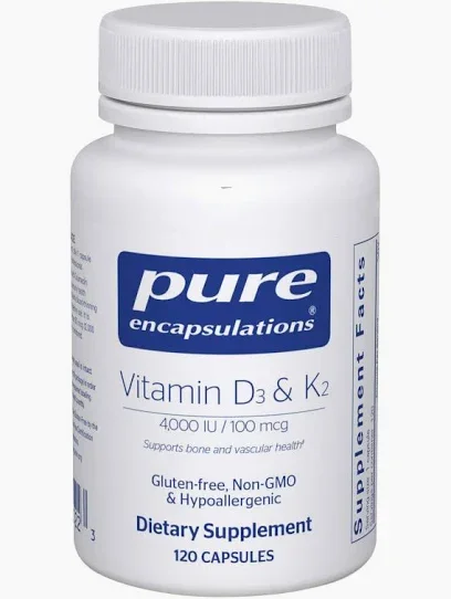 Pure Encapsulations Vitamin D3 & K2