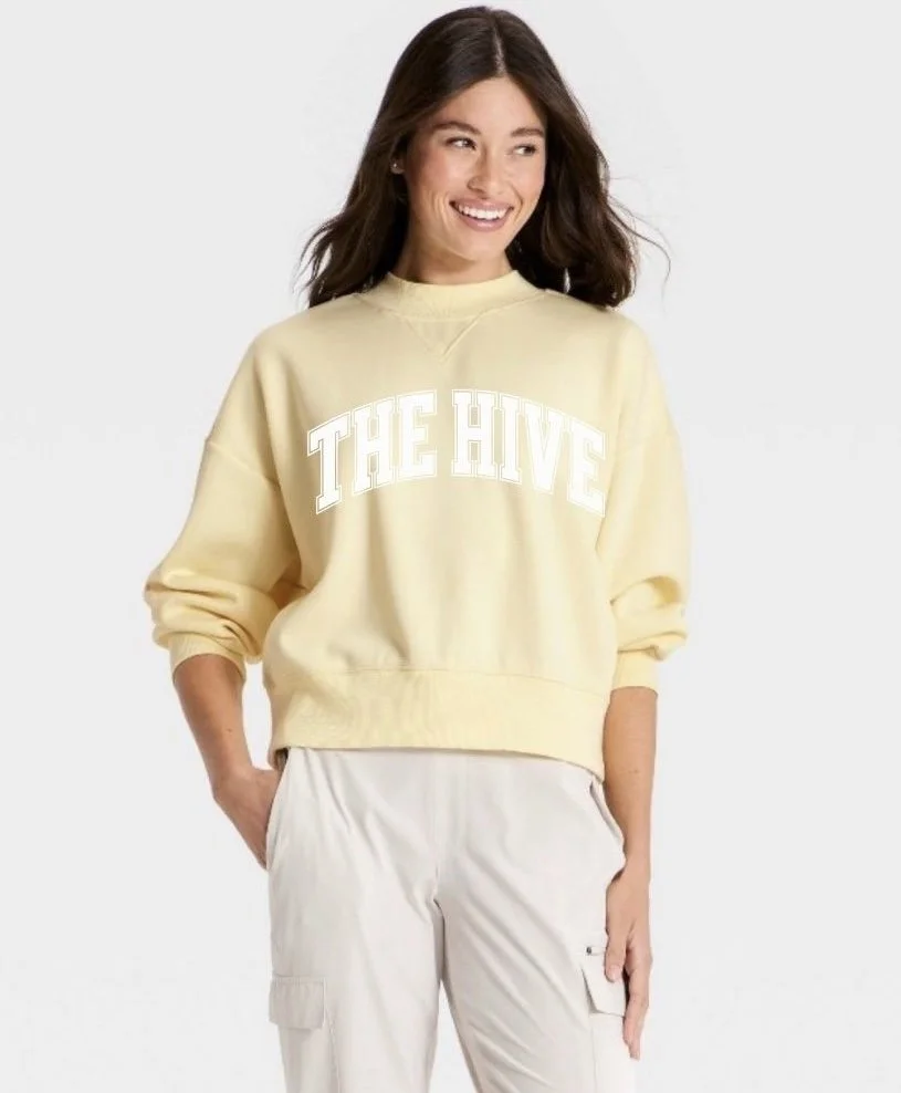 The Hive Varsity Crewneck Pullover
