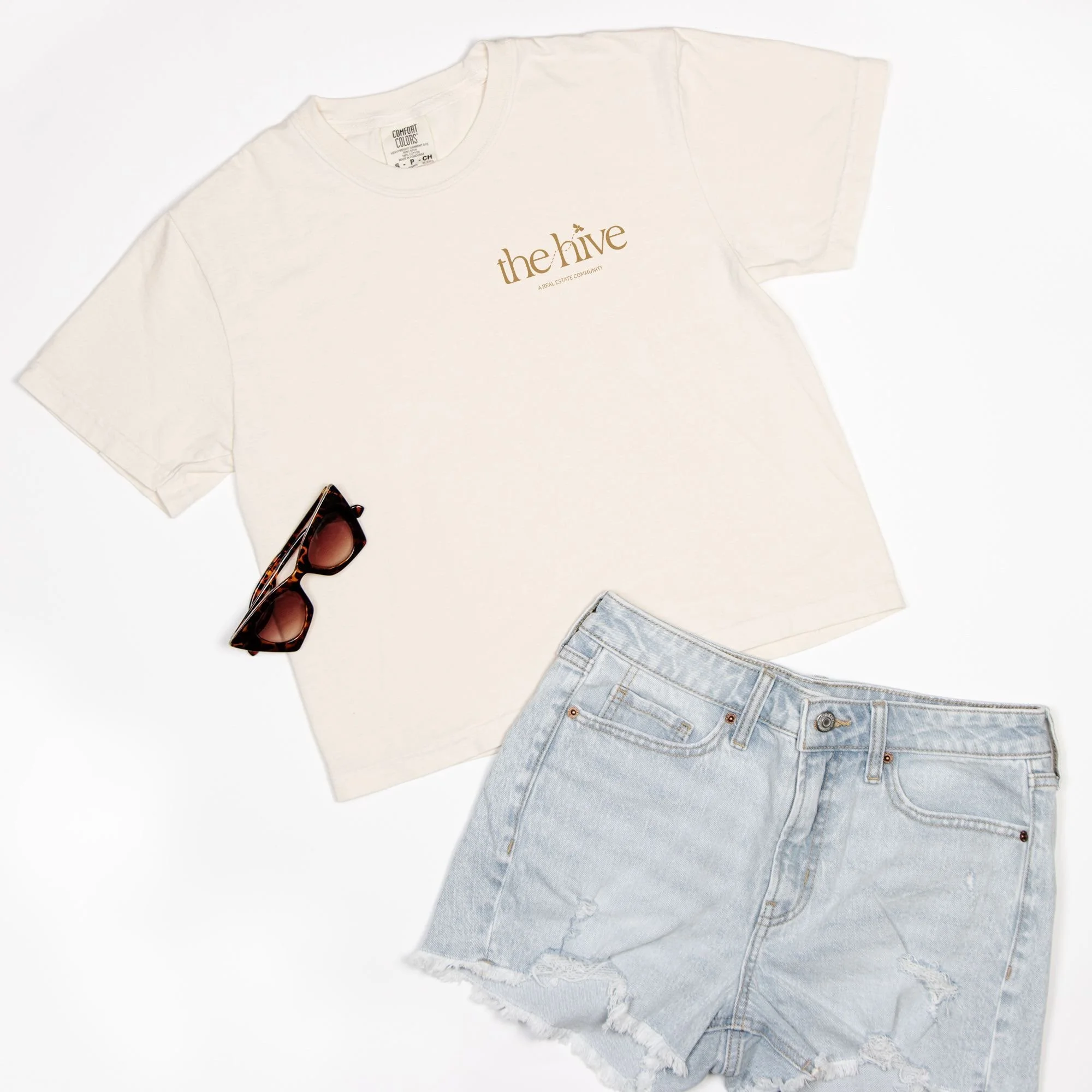 The Hive Crop Cut Comfort Colors