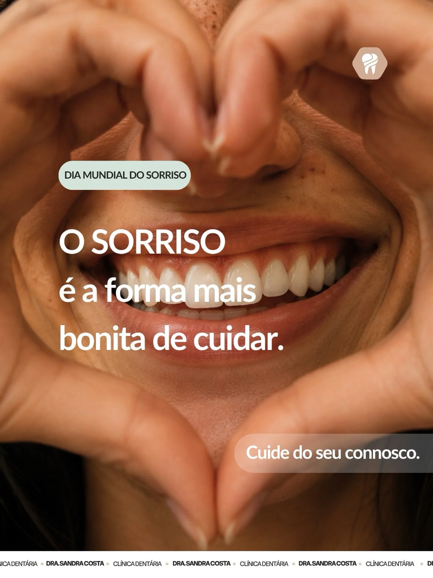 Cuide de si. 
Feliz dia ✨

#cl&iacute;nicadent&aacute;ria #fyp #worldsmileday #sandracosta #saudeoral