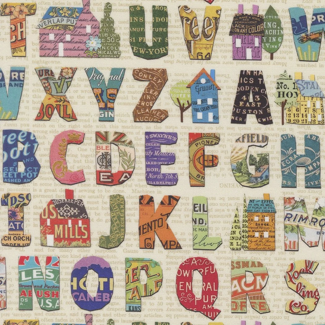 Collage of letters spelling out "Everyday Amazing" with each letter made from various magazine or newspaper clippings.