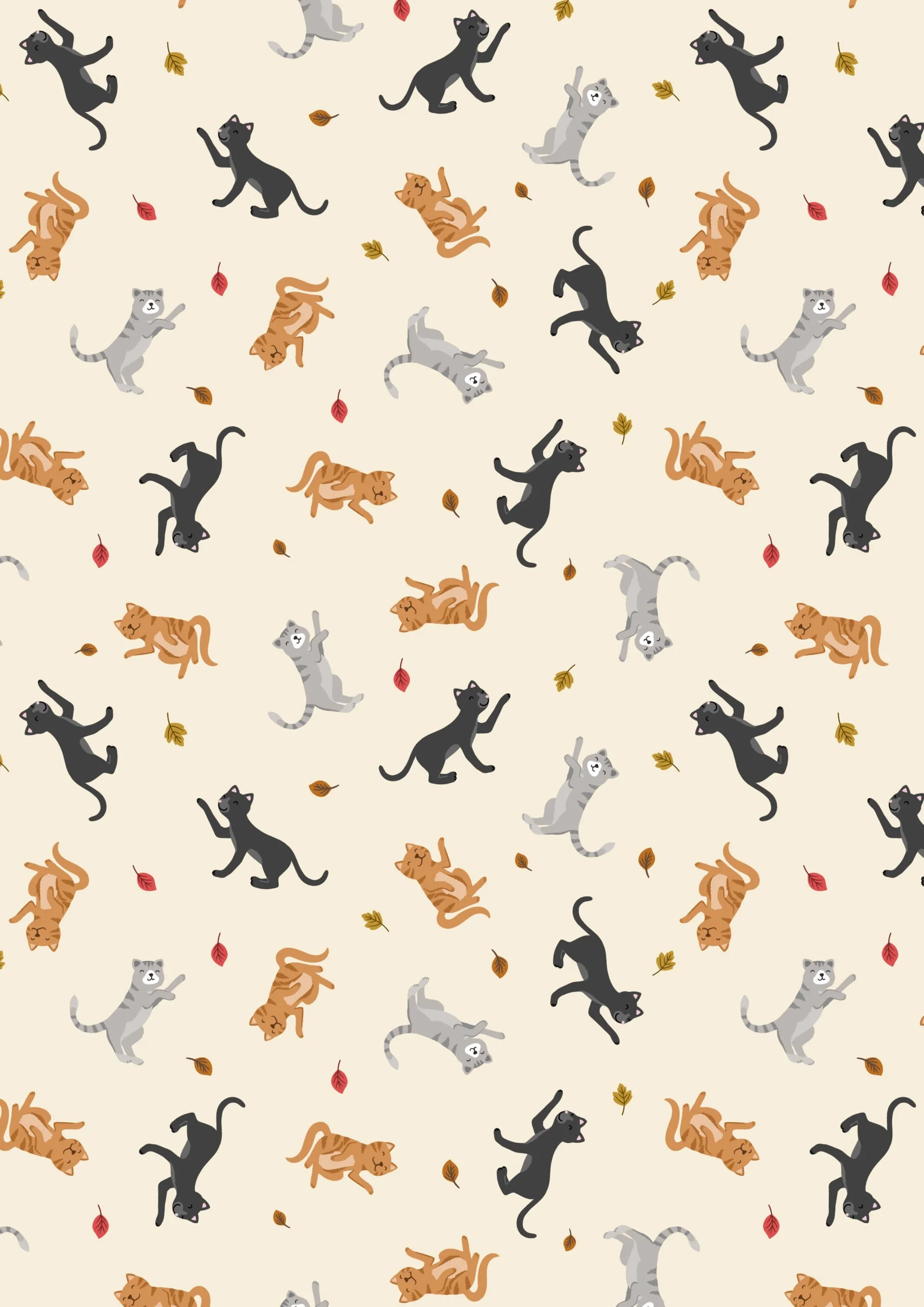 SM110-Cats-and-falling-leaves-on-cream-scaled.jpg