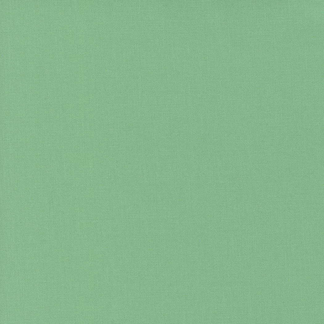 Close-up of a light green textured fabric surface.